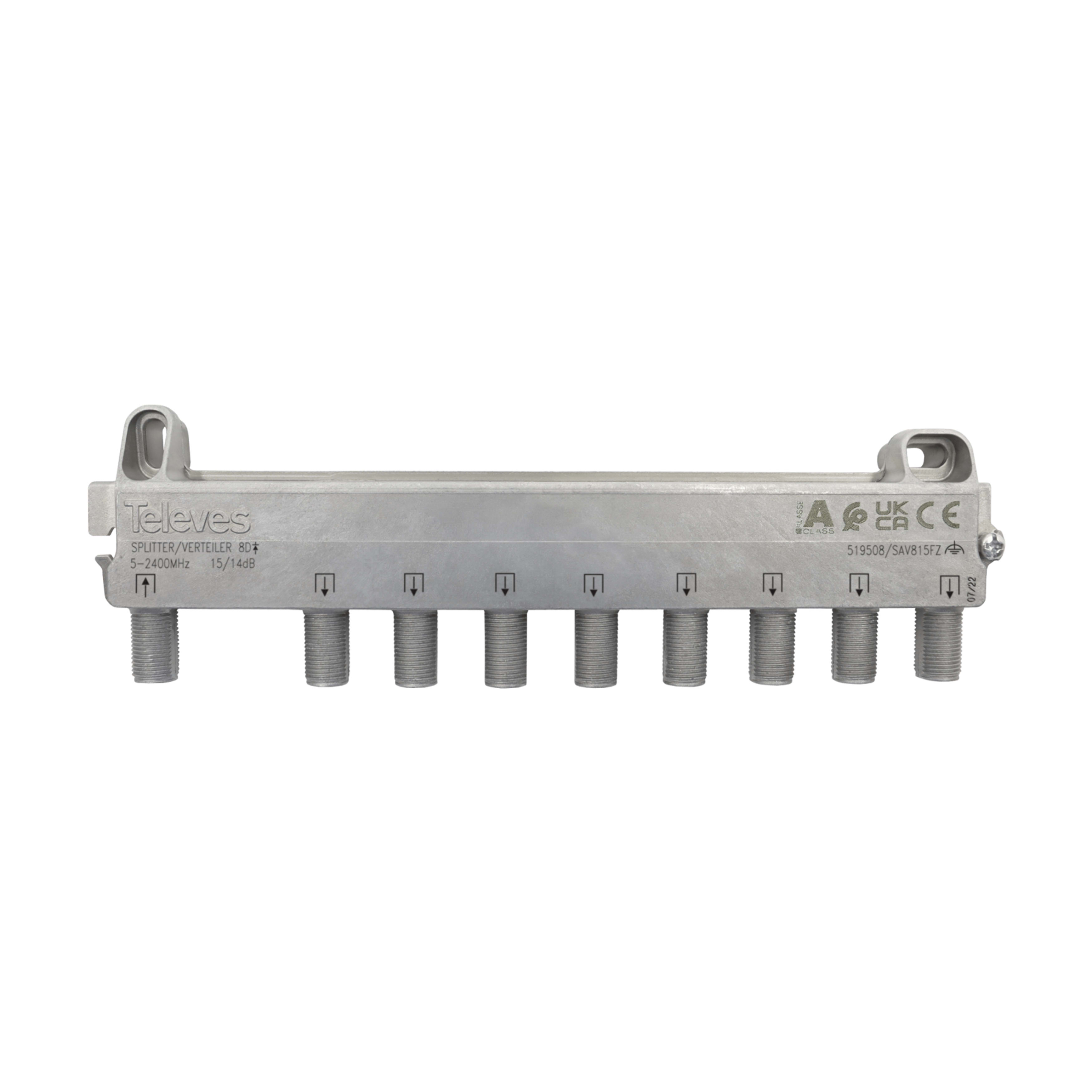 TELEVES ITALIA SRL TVV519508 PARTITORE 5...2400MHZ F 8VIE 15/14DB