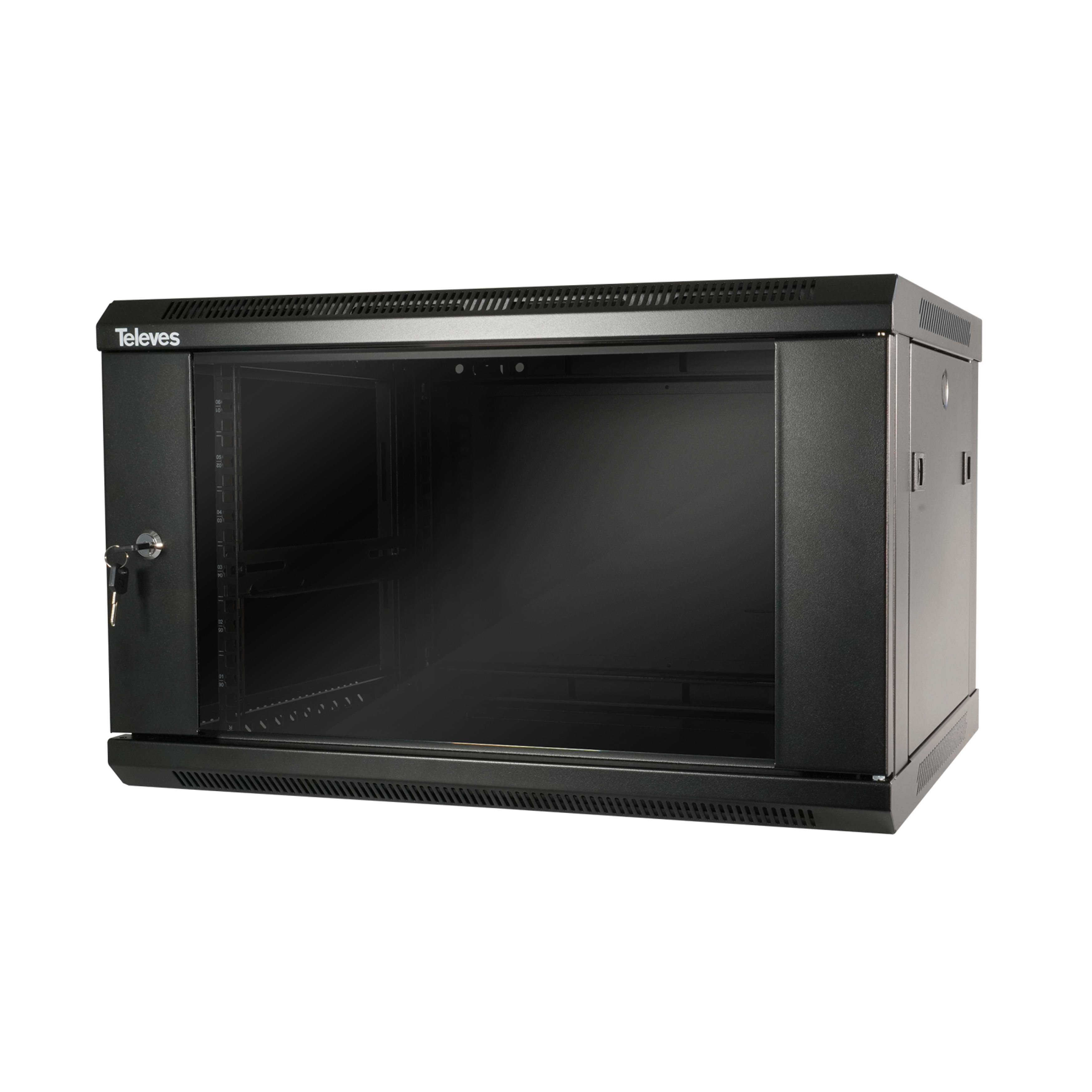 TELEVES ITALIA SRL TVV533105 RACK19 6+2U-600X450 PARETE/TERRA SMONT.