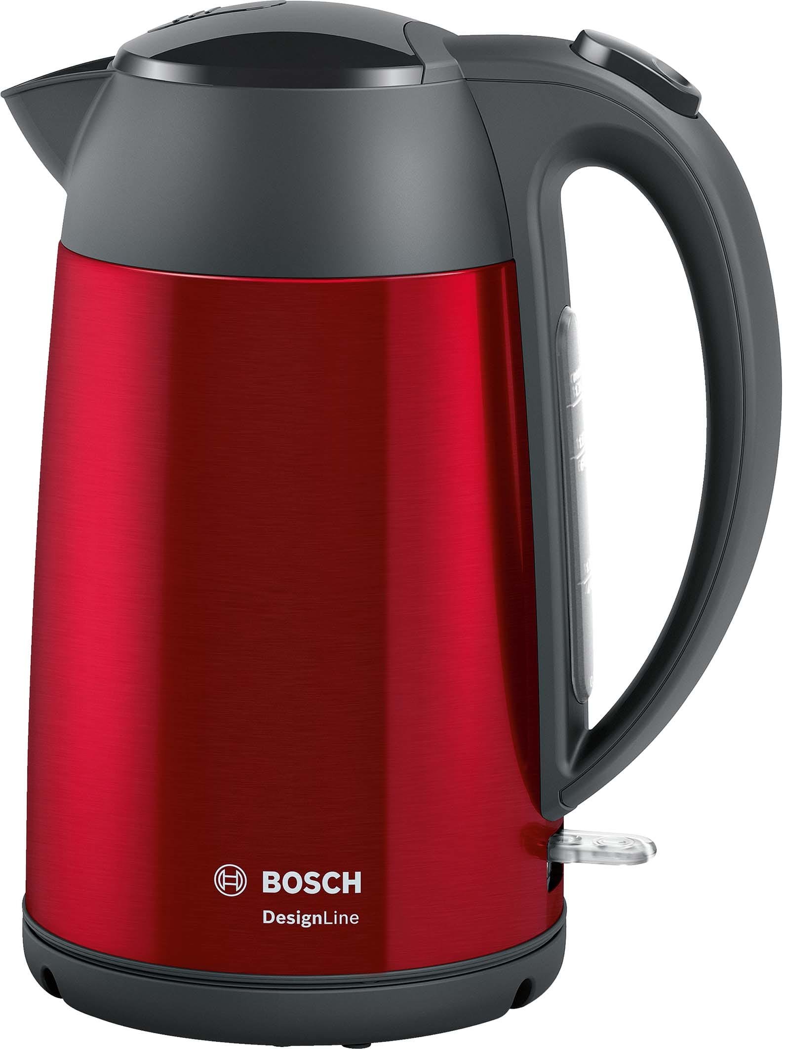 BOSCH ROBERT - BOSTWK3P424 Wasserkocher 2400W 1.7L kabellos rot-sch