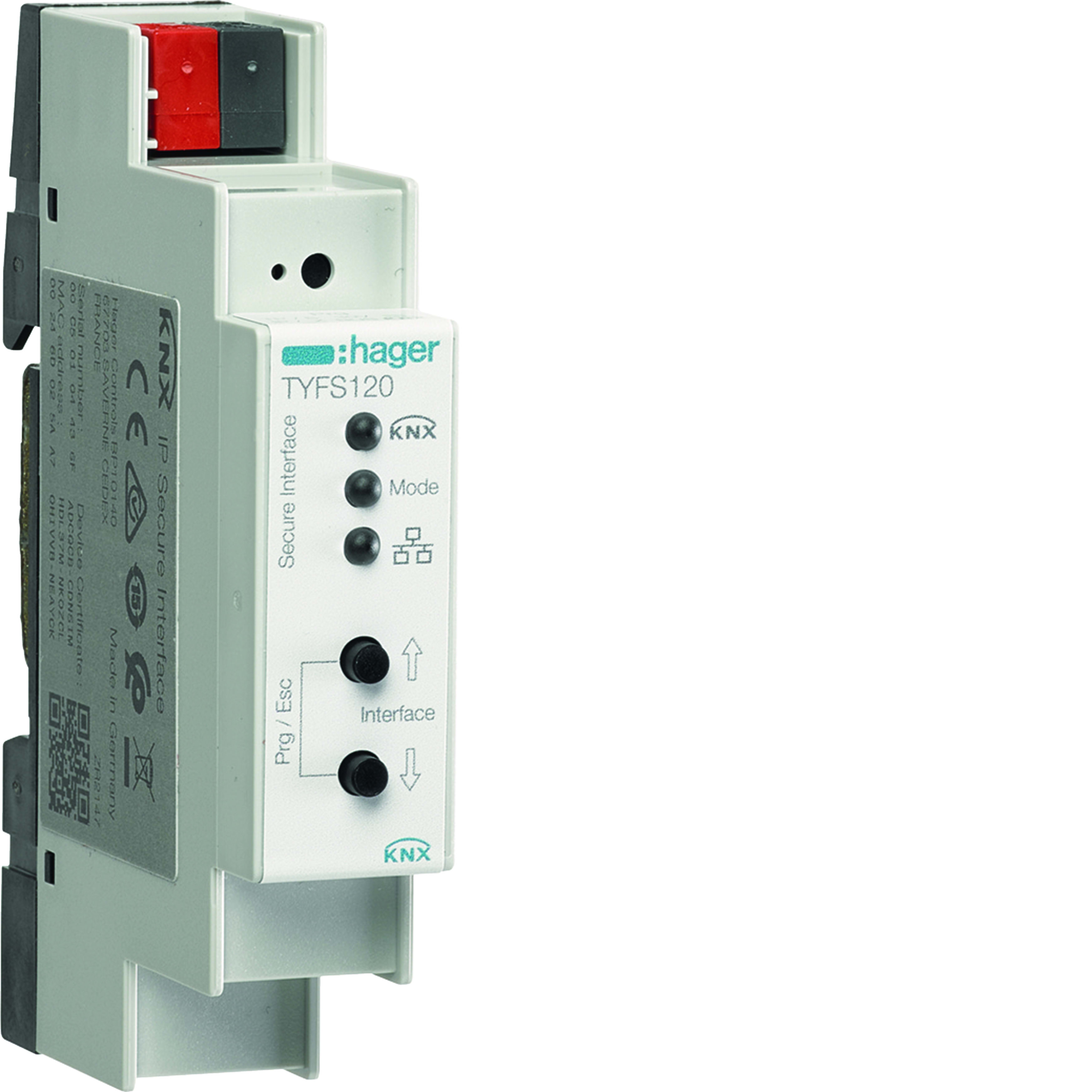 HAGER HAGTYFS120 MODULO GATEWAY IP/KNX SECURE - 1M