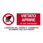 CEMBRE SPA - CEM268202NAR TARG.ALL.VS-I82 125X350 MM. SIMBOLO+TEST