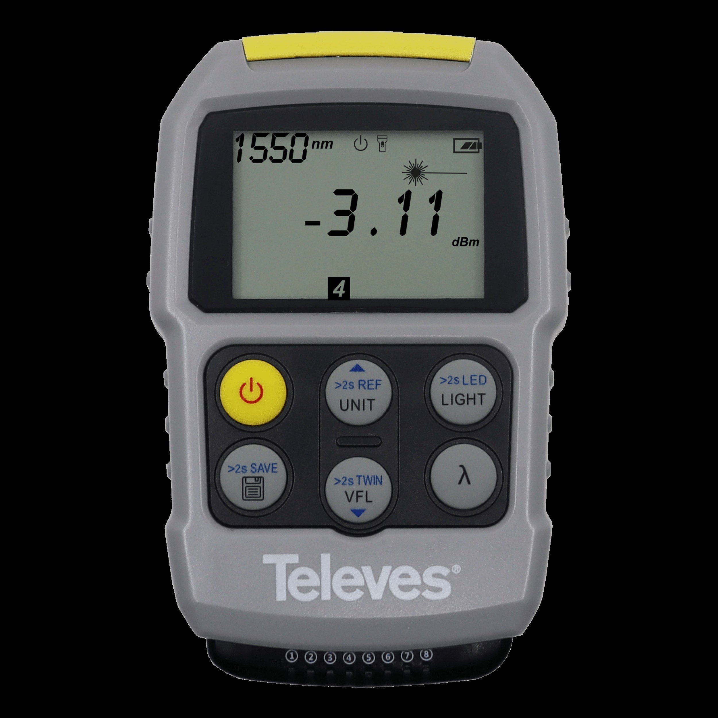 TELEVES ITALIA SRL TVV236780 MINI TEST. F.O. (OPM+VFL)/RJ45 UTP