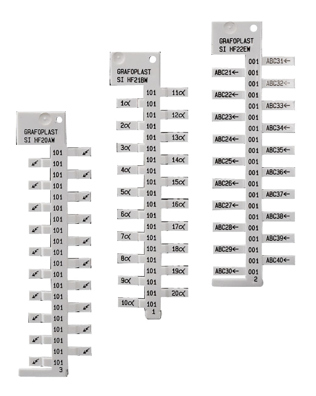GRAFOPLAST SRL - GRASIHF20LW TESSERA WEIDMULLER 6X4,8 MM 960 PZ