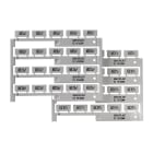 GRAFOPLAST SRL - GRASIHF32MWK TESSERA BIANCO TELERUTTORI 17X8 MM 240 P