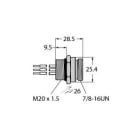 TURCK BANNER SRL TUKU0909-79 RSF 40-1M/NPT