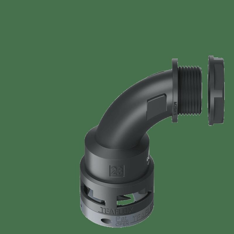 TEAFLEX TEAU6BBN23M25 CURVA 90?IP66 BN23 M25 NERO