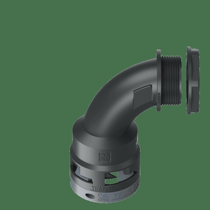 TEAFLEX TEAU6BBN29M32 CURVA 90?IP66 BN29 M32 NERO