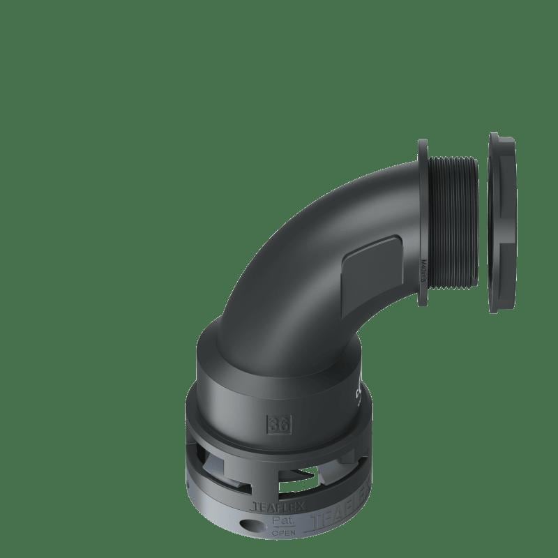TEAFLEX TEAU6BBN36M40 CURVA 90?IP66 BN36 M40 NERO
