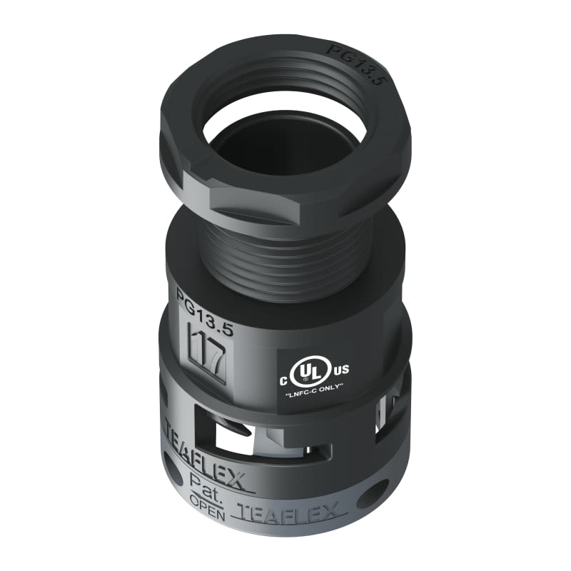 TEAFLEX - TEAU6BSM17P13 RACC.NERO IP66 SM17 PG13,5