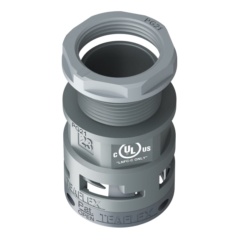 TEAFLEX TEAU6GSM23P21 RACC.GRIGIO IP66 SM23 PG21