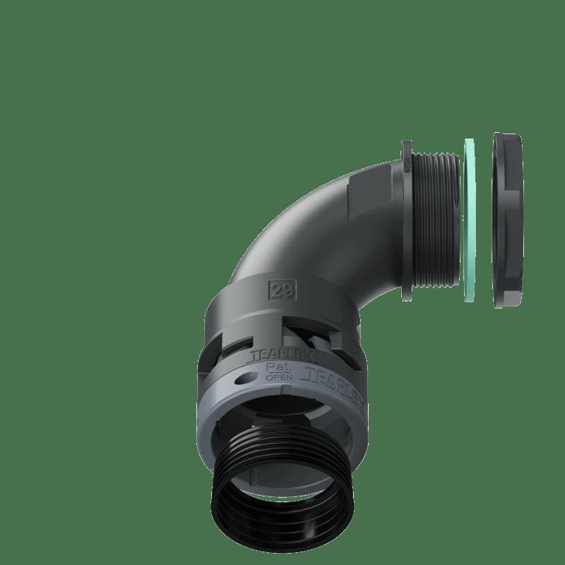 TEAFLEX TEAU8BBN29P29 CURVA 90?IP68 BN29 PG29 NERO