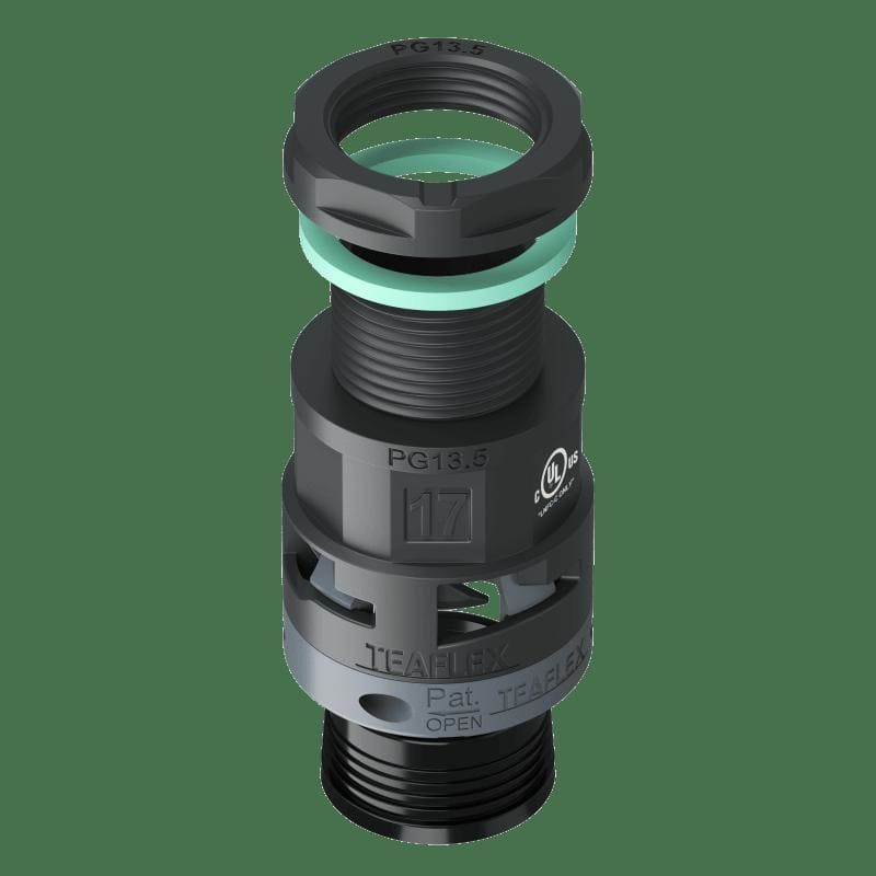TEAFLEX TEAU8BSM17P13 RACC.NERO IP68 SM17 PG13,5