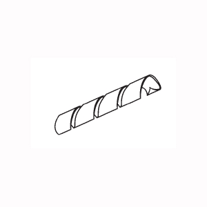 GRAFOPLAST SRL GRAUSA12 SPIRALE CAVI BIANCO D = 14 A 120MM - 25