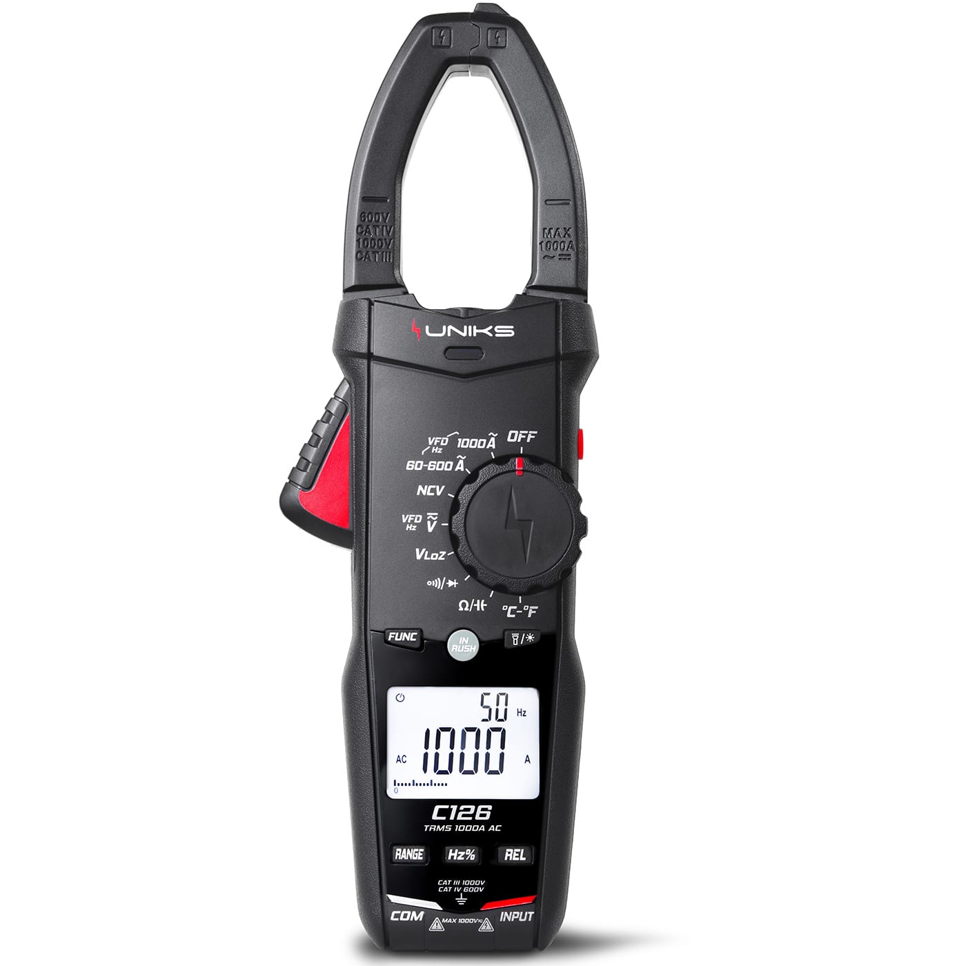 UNIKS SRL UNKC126 PINZA FULL RANGE TRMS AC 1000A