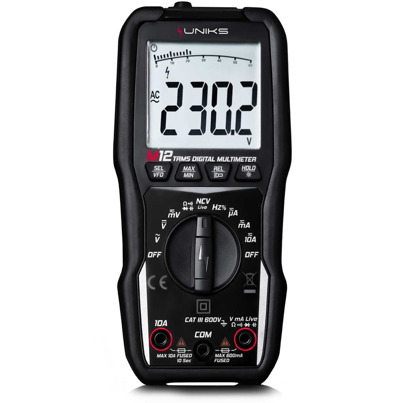 UNIKS SRL UNKM12 MULTIMETRO AUTOMATICO TRMS