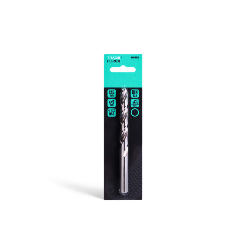 TRADEFORCE TDM0009450128 PUNTA CIL. HSS X METALLO - D. 9MM