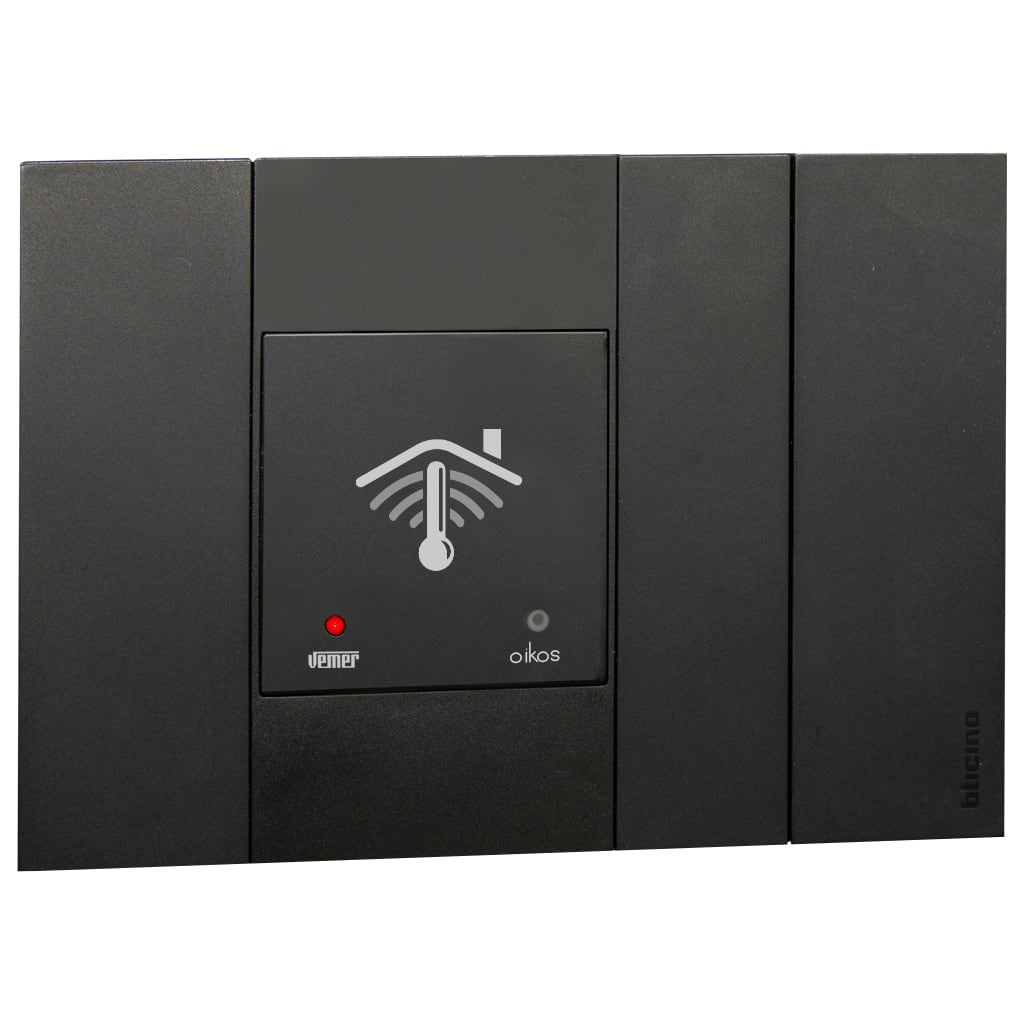 VEMER SPA VEMVE796202 OIKOS WIFI CRONOT. INC. 2 M NERO L.NOW