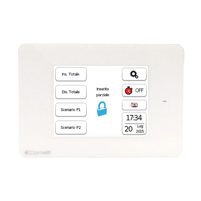 COMELIT GROUP SPA COEVEDOTOUCHW TAS. SAFETOUCH BIANCA CON RFID X CENT. V