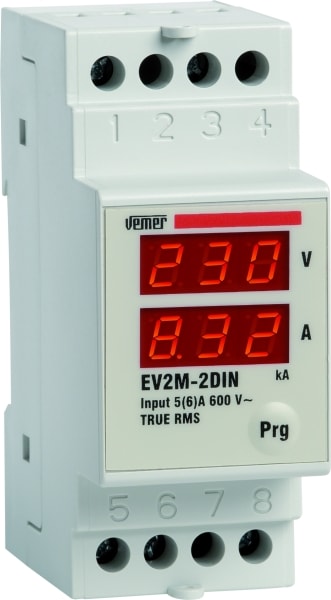 VEMER SPA VEMVE149100 EV2M-2DIN VOLTMETRO-AMPEROMETRO