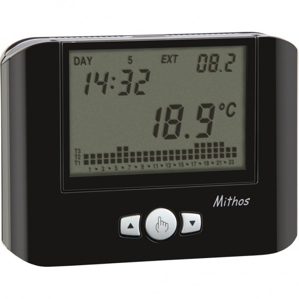VEMER SPA VEMVE312500 MITHOS NERO CRONOTERMOSTATO SETTIM.