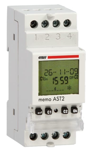 VEMER SPA VEMVE344800 MEMO AST1 INTERRUTTORE ORARIO ASTRON.