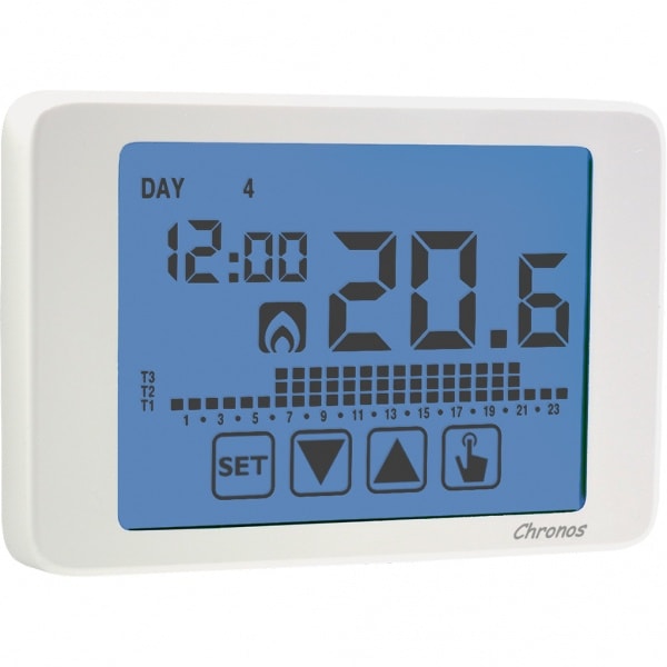 VEMER SPA VEMVE451100 CHRONOS BIANCO CRONOTERM. TOUCH BATTERIA