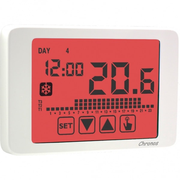 VEMER SPA VEMVE453700 CHRONOS-230 BIANCO CRONOTERM. TOUCH