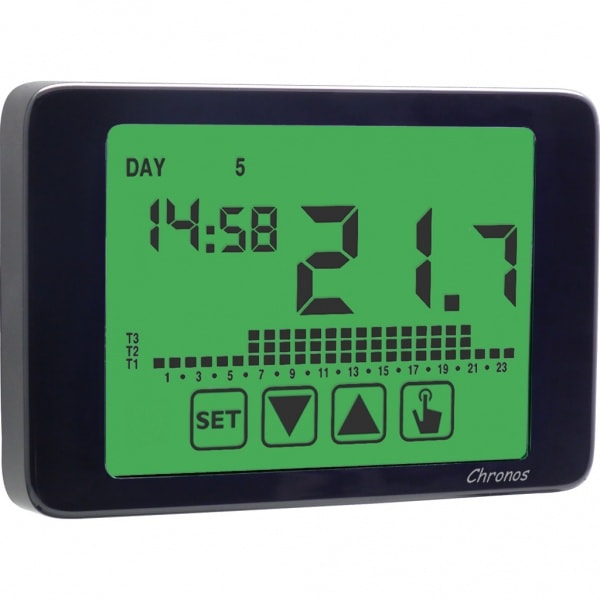 VEMER SPA VEMVE454500 CHRONOS-230 NERO CRONOTERM. TOUCH