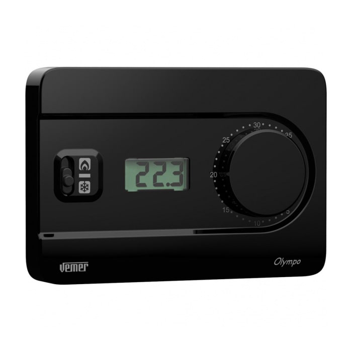 VEMER SPA VEMVE757800 OLYMPO LCD NERO TERM. C/MANOPOLA BATT.