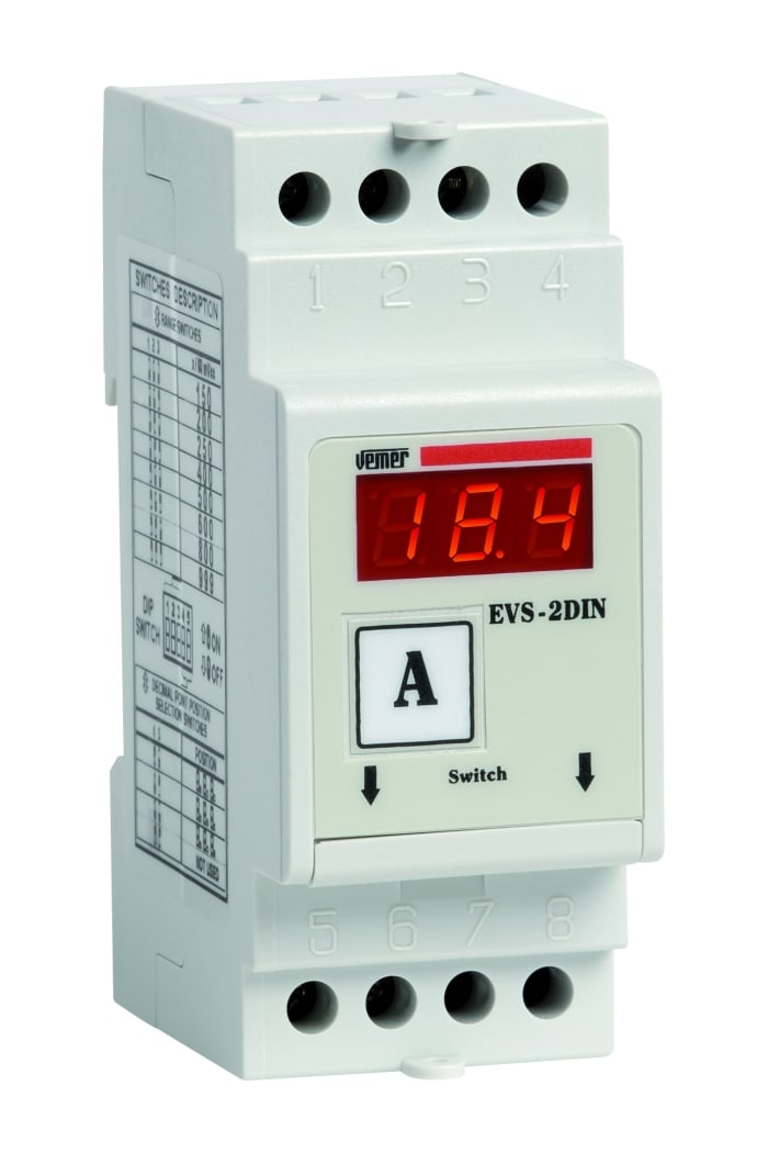 VEMER SPA VEMVM256500 EVS-2DIN AMPER. X/60MVCC 115/230VAC