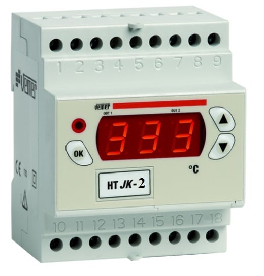 VEMER SPA VEMVM645900 HT JK-2DA TERMOREGOLATORE 24/230 VAC