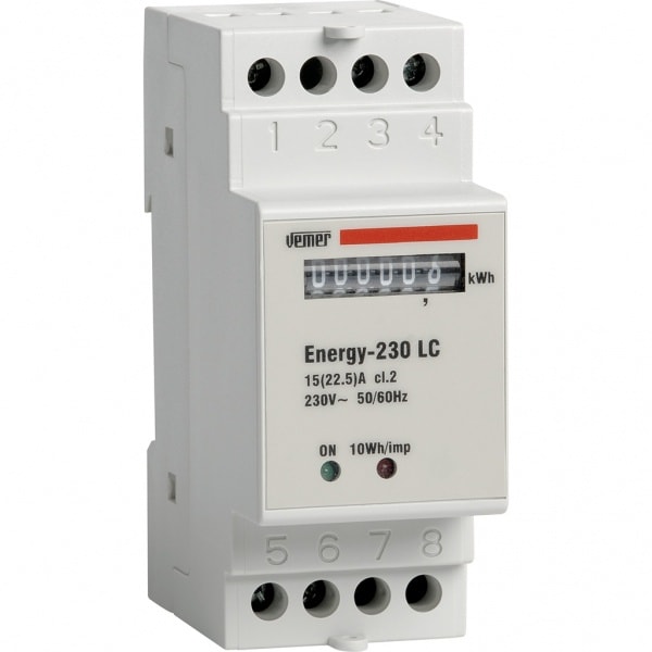 VEMER SPA VEMVN960100 ENERGY-230 LC CONTATORE DI ENERGIA