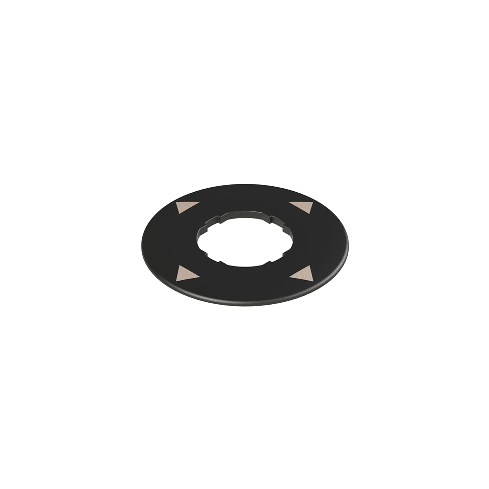 PIZZATO ELETTRICA PZZVE TF12A1233 TARGHETTA CON FORO SAGOMATO CIRCOLARE N