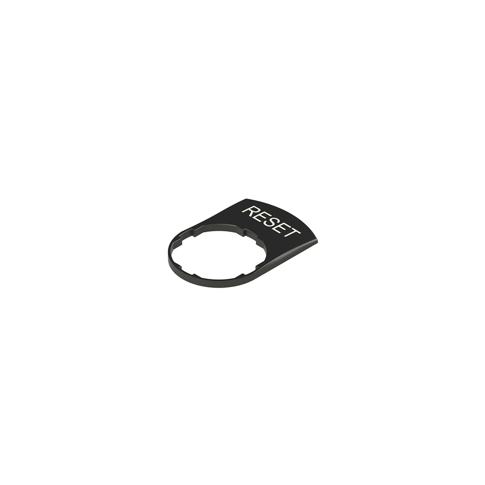 PIZZATO ELETTRICA PZZVE TF12H12GB14 TARGHETTA NERA CON MARCATURA PER INCISI