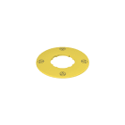 PIZZATO ELETTRICA PZZVE TF32A5113 TARGHETTA CON FORO SAGOMATO DISCO GIALL