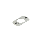 PIZZATO ELETTRICA - PZZVE TF32G9131 TARGHETTA CON FORO SAGOMATO RETTANGOLAR