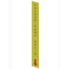 PIZZATO ELETTRICA PZZVF AP-A1AGR06 ADESIVO GIALLO IN PC RETTANGOLARE 300X3