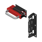 PIZZATO ELETTRICA PZZVF AP-S13AZ-201 MANIGLIA DI SICUREZZA SERIE P KUBE FAST