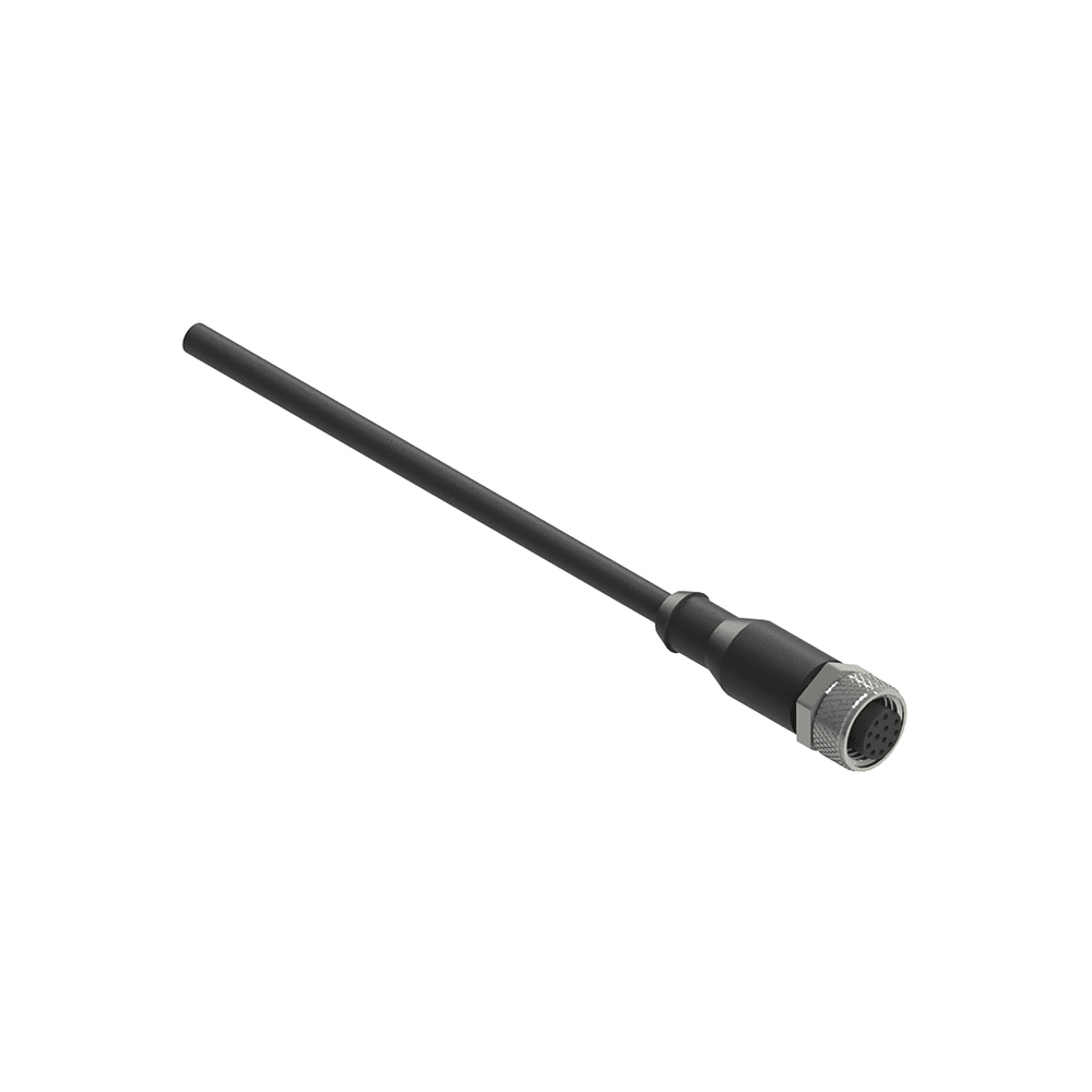 PIZZATO ELETTRICA PZZVF CA12PD20M CONNETTORE FEMMINA M12 12 POLI DIRITTO C