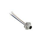 PIZZATO ELETTRICA - PZZVF CNM4PM CONNETTORE METALLICO MASCHIO M12 4 POLI