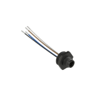 PIZZATO ELETTRICA PZZVF CNP4PM CONNETTORE PLASTICO MASCHIO M12 4 POLI
