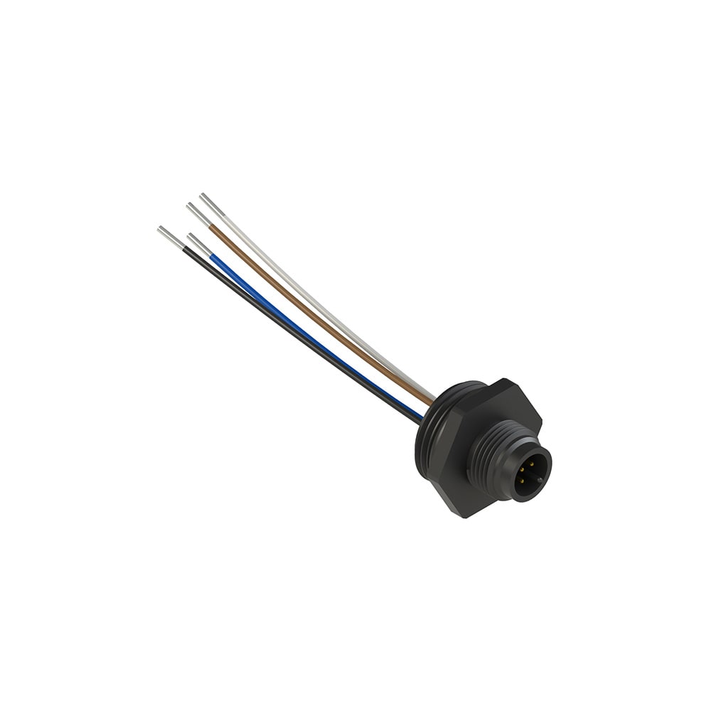 PIZZATO ELETTRICA PZZVF CNP5PM CONNETTORE PLASTICO MASCHIO M12 5 POLI
