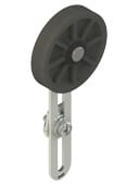 PIZZATO ELETTRICA PZZVF L35-R26 LEVA REGOLABILE CON ROTELLA IN GOMMA DIA