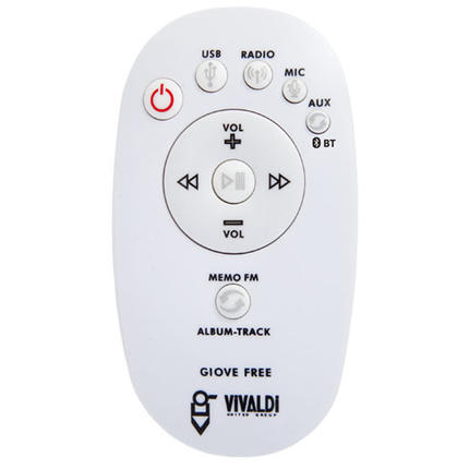VIVALDI SRL - VILTCIR5W VIVALDI GIOVE_TELECOMANDO IR (FREE) WHIT