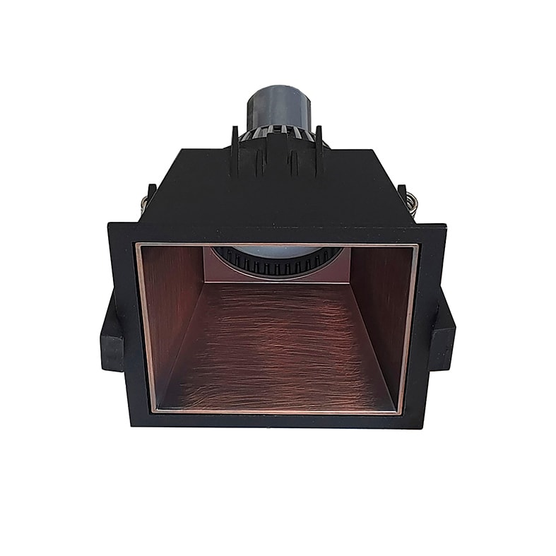 ROSSINI RSSVIR001NBZ DOWNLIGHT QUADRATO NERO RIFLETTORE BRON