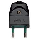 VIMAR SPA - VIW00200 Spina 2P 10A S10 assiale nero