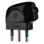 VIMAR SPA - VIW00212 Spina 2P+T 16A S17 90° nero