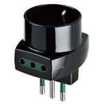 VIMAR SPA - VIW00322 Adattatore mult. S11+2P11+P30 nero