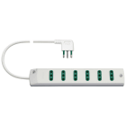 VIMAR SPA - VIW00402.CC.B Presa mult. 6P11 + S11 90° bianco