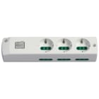 VIMAR SPA - VIW00437.NC.B Presa mult. 3P30+6P17/11+int. bianco